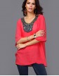 Bluza Rosie cu Broderie LC25559R